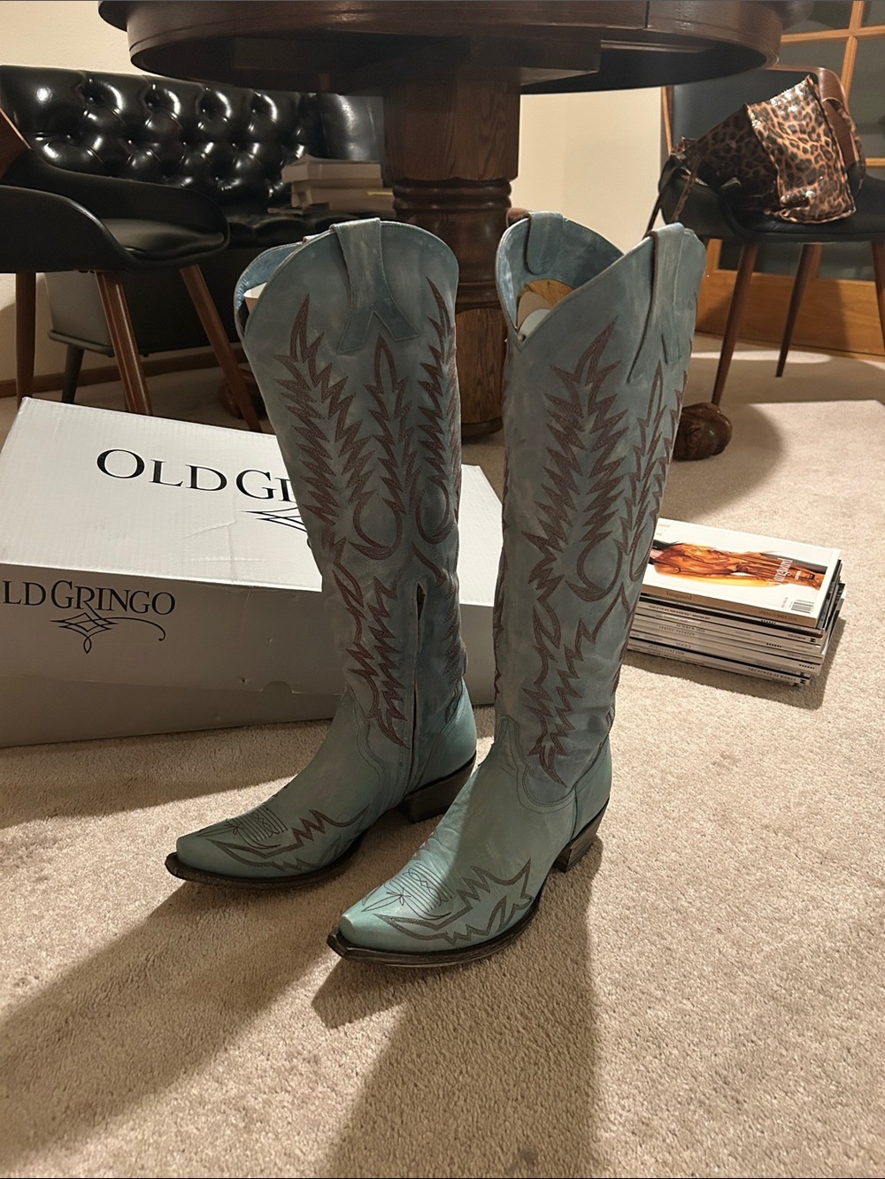 NEW Old Gringo Mayra Bis Relaxed Aqua (Blue) Size 7.5 * New in 📦 - Picture 8 of 9